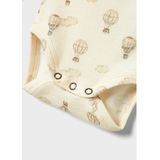 Body - Grijs - Jersey - Lange Mouwen - Drukknoopsluiting