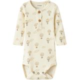 Body - Grijs - Jersey - Lange Mouwen - Drukknoopsluiting