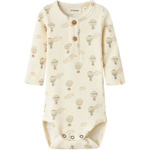 Body - Grijs - Jersey - Lange Mouwen - Drukknoopsluiting