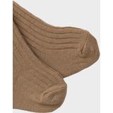 Ribgebreid - Panty - Zwart - Elastische Taille