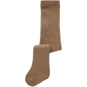 Ribgebreid - Panty - Zwart - Elastische Taille