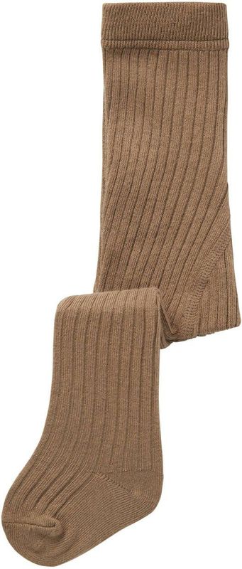 Ribgebreid - Panty - Zwart - Elastische Taille