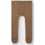 Ribgebreid - Panty - Zwart - Elastische Taille