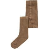 Ribgebreid - Panty - Zwart - Elastische Taille