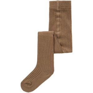 Ribgebreid - Panty - Zwart - Elastische Taille