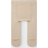 Ribgebreid - Panty - Zwart - Elastische Taille