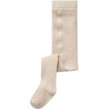 Ribgebreid - Panty - Zwart - Elastische Taille