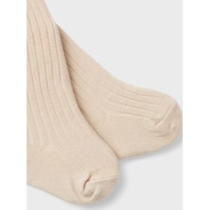 Ribgebreid - Panty - Zwart - Elastische Taille