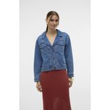 Vmsofie - Denim Jas - Omkeerbaar - Knoopsluiting - Borstzakken