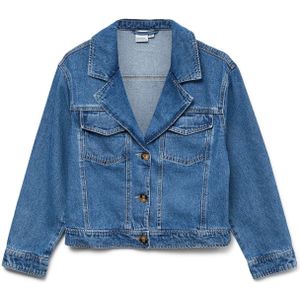 Vmsofie - Denim Jas - Omkeerbaar - Knoopsluiting - Borstzakken