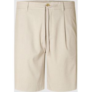 SELECTED Bandplooibroek 'SLHLeroy'  sand