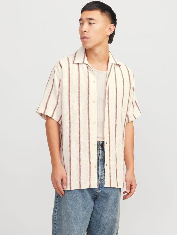 Jack & Jones Kurzarmhemd "JORCOBA STRIPE RESORT SHIRT SS SN"