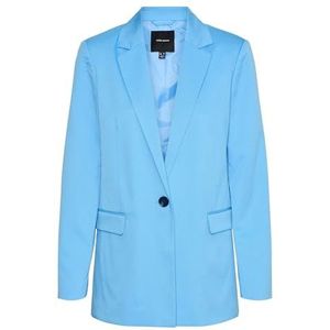 VERO MODA VMNILA LS Slim Blazer, azuurblauw, 38