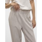 VERO MODA - VMCASSIDY - Damesbroek - Beige - Polyester