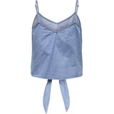 Onlnova - Top - Mouwloos - V-Hals - Geknoopt Detail - Regular Fit