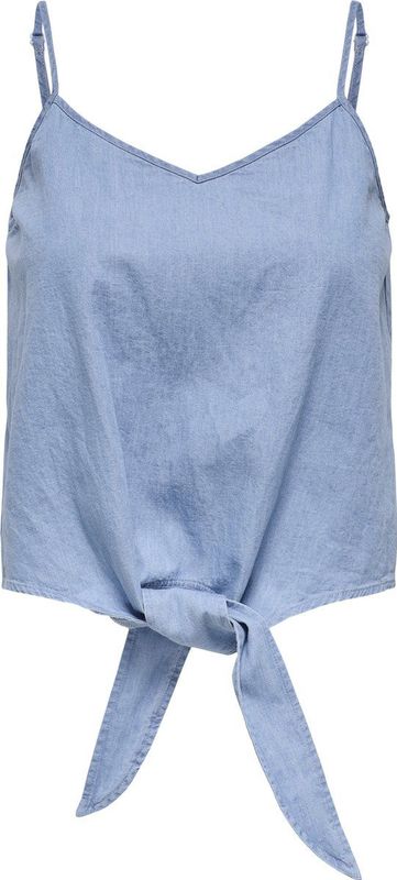 Onlnova - Top - Mouwloos - V-Hals - Geknoopt Detail - Regular Fit