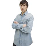 Jack & Jones - JORSANTORINI DENIM SHIRT - Heren Overhemd - Blauw