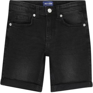 Only & Sons jongens korte broek - Black denim