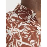 JACK & JONES Jorjoshua Split Aop T-shirt - Arabische Specerijen - Katoen