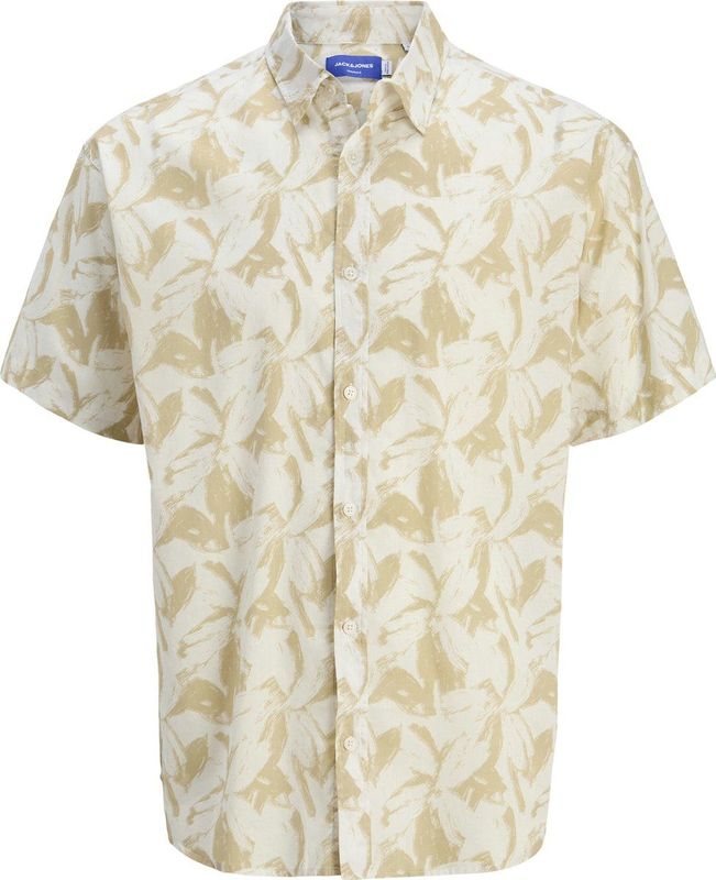 JACK & JONES - Bedrukt Hemd - Geel - Katoen