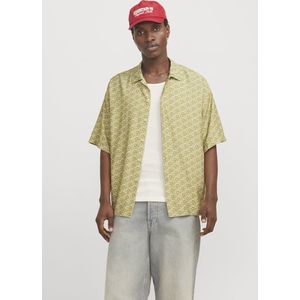 Jack & Jones - JORMARSHALL ISLINGTON AOP SHIRT SS SN - Overhemd - Cedar - Korte Mouwen