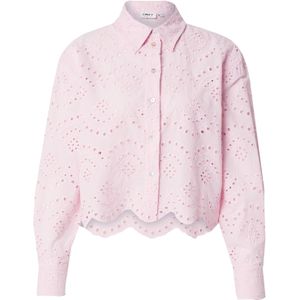 Only - Dames Blouse - Roze - Lange Mouwen