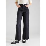 ONLY - ONLHOPE - Jeans - Zwart - High Waist Wide Leg - 5-Pocket Model