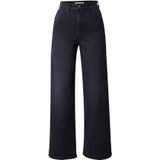 ONLY - ONLHOPE - Jeans - Zwart - High Waist Wide Leg - 5-Pocket Model