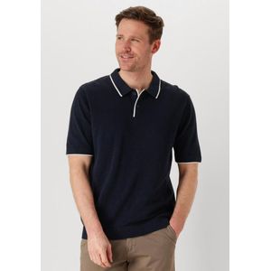 T-shirt - Knitwear - Polokraag - Normale Pasvorm - Kwartmouw - Zacht Aanvoelend