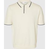SELECTED HOMME - Poloshirt - Groen - Biologisch Katoen/Linnen - Regular Fit