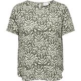 ONLY CARMAKOMA - Top - Geweven - Boothals - Korte Mouwen - Regular Fit