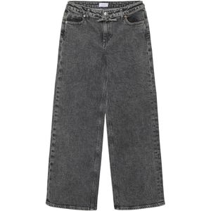 Vmtessa - High Rise Wide Leg Fit Jeans - Blauw - Jeans