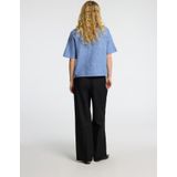 Selected Femme - Gebreide Trui - Blauw - Merinowol - Relax Fit