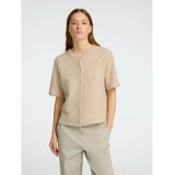 SELECTED FEMME Gebreid Vest - Halflange Mouwen - Berk