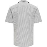 Onslounge - Overhemd - Lichtblauw - Seersucker - Korte Mouwen