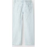 Wijde Pijpen Jeans - Denim - Verstelbare Taille - Achterzakken - Voorzakken