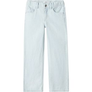 Wijde Pijpen Jeans - Denim - Verstelbare Taille - Achterzakken - Voorzakken