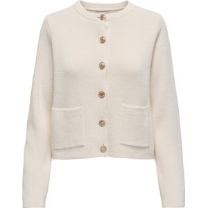 JDY - Vest - O-hals - Lange Mouwen - Knoopsluiting - Knit Fit