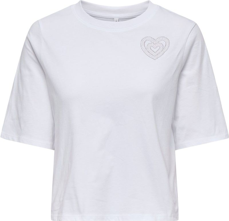 ONLY Shirt 'ONLANTONIA'  zilver / wit