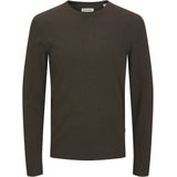 Jack & Jones - JJEEMIL KNIT CREW NECK NOOS - Gebreide Trui - Mulch