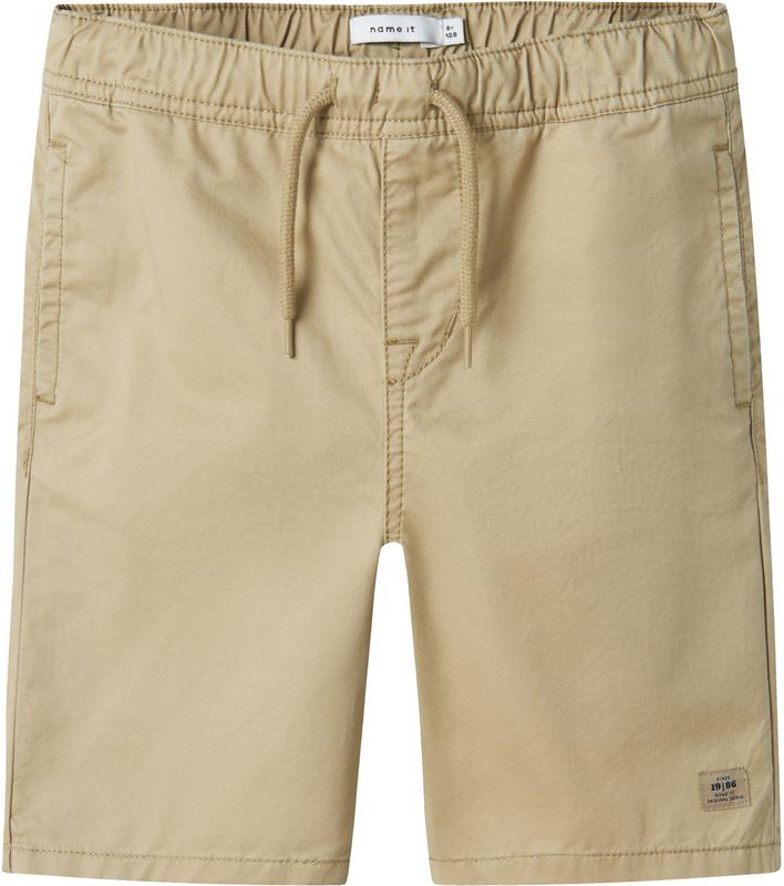 NAME IT - NKMRYAN JOG L TWILL SHORTS - Jongens - Bermuda Shorts - Beige