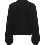 Only - Onldonna - Zwarte Pullover - Lange Mouwen - Ronde Hals
