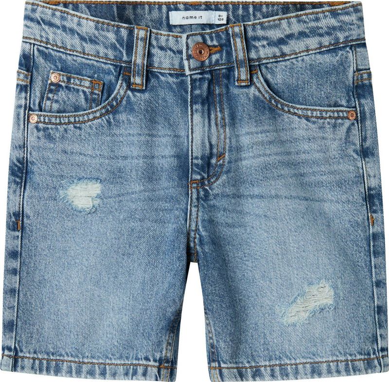 NAME IT KIDS - NKMSILAS - Denim Shorts - Loose Fit - 100% Katoen
