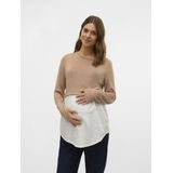 Blouse - Regular Fit - O-hals Top - Lange Mouwen