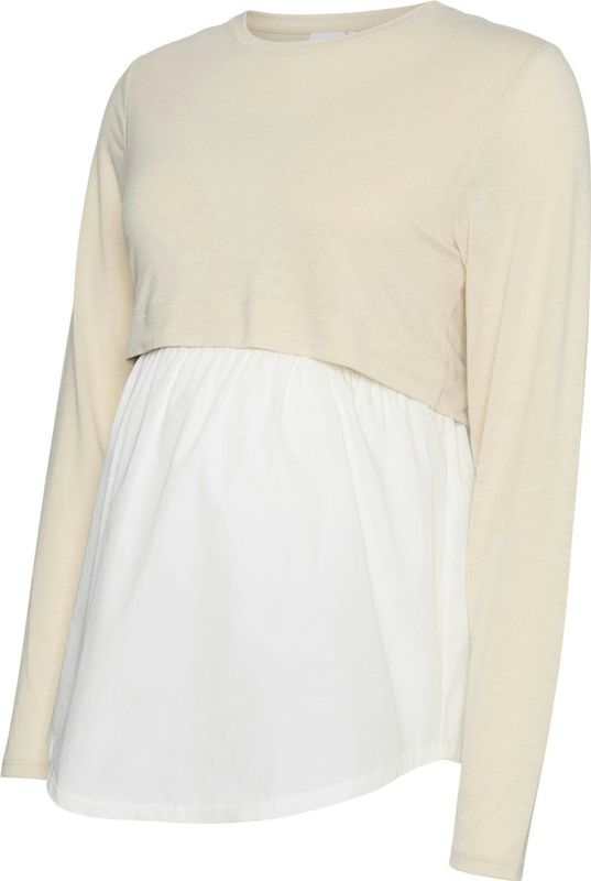 Blouse - Regular Fit - O-hals Top - Lange Mouwen