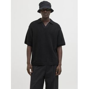 JACK&JONES - JORPAROS KNIT EASTER - Polo - Groen - Gebreid - Korte Mouwen