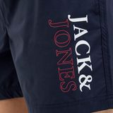JACK&JONES - JPSTMAUI JJSWIM DOUBLE LOGO AKM SN - Heren Zwembroek - Navy Blazer
