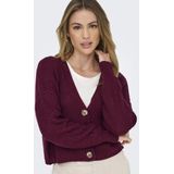 ONLY - ONLCAROL NICE CARDIGAN - Vest - Gebreid - V-Hals - Lange Mouwen - Knoopsluiting