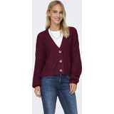 ONLY - ONLCAROL NICE CARDIGAN - Vest - Gebreid - V-Hals - Lange Mouwen - Knoopsluiting