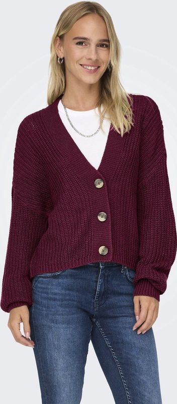 ONLY - ONLCAROL NICE CARDIGAN - Vest - Gebreid - V-Hals - Lange Mouwen - Knoopsluiting
